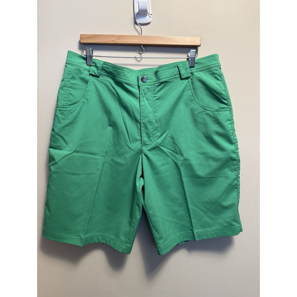 Straight Down‎ Strut Golf Shorts Performance Lightweight Green Mens Size 36